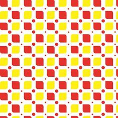 Papel De Parede Lavável Arabesco Amarelo E Vermelho 12m
