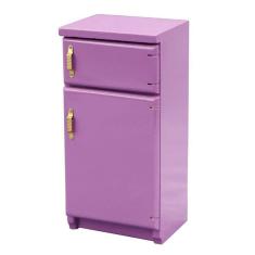 1/12 Escala Doll House Geladeira Modelo de Mobiliário em Miniatura