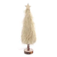 Árvore De Natal De Mesa Albero Com 12 Leds À Pilha 10X37Cm