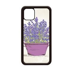 Capa roxa de lavanda para iPhone 12 Pro Max para Apple Mini Mobile Case