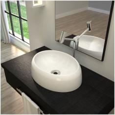 Kit Cuba Ov39 C/Válvula 1 Polegada E Sifão Pvc E Flexível Compace Branca