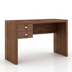 Mesa Para Escritório 02 Gavetas Me4123 Nogal - Tecno Mobili