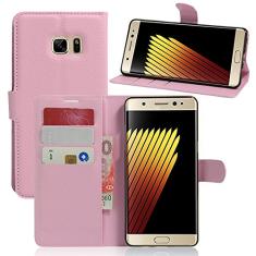 Capa para Samsung Galaxy Note6 – Capa flip carteira de couro PU para Samsung Galaxy Note6, capa de proteção de telefone estilo empresarial, capa com [compartimentos para dinheiro e cartão] (JFC10-9)