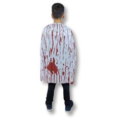 Capa Para Fantasia Infantil Com Sangue