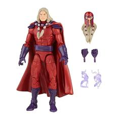 Boneco de ação Magneto de 6 polegadas da Marvel Legends e 5 acessórios