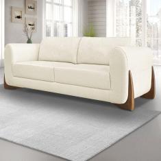 Sofá 2 Lugares 180cm Linho Djon Spezzia Decor Marroml