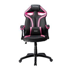 Cadeira Gamer MX1 Giratoria Preto/Rosa - MYMAX