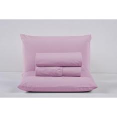 Lençol Cama Box Solteiro 200 Fios 3 Peças Conjunto com Virol 100% Algo