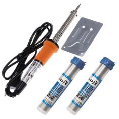 Kit Ferro de Solda Com 2 Tubetes Estanho Com Resina - Mastertel, 127v 