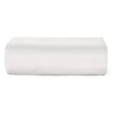 Lençol Casal Teka 100% Algodão Com Elástico Crystal, Branco
