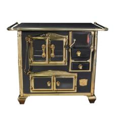 Fogao a Lenha N 1 Princess Preto Gold com Tampa Se