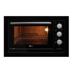Forno Elétrico de Embutir Fischer Fit Line 48 Litros Preto