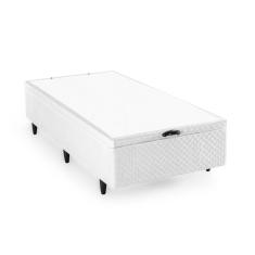 Base Box Baú Solteiro 88x188x35cm Merida Branco