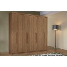 Guarda Roupa 8 Portas e 4 Gavetas Master Vip 8.4 Jatoba - Santos Andir