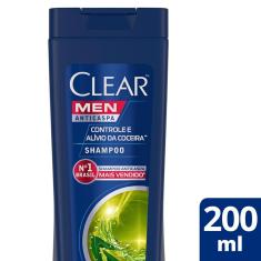 Shampoo Anticaspa Clear Men Controle e Alívio da Coceira 200ml