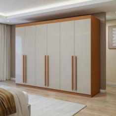 Guarda-roupa 6 Portas 4 Gavetas Bertha - Móveis Lopas