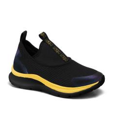 Tênis Infantil Way 354 Preto Amarelo-Masculino