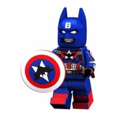 Boneco Blocos De Montar Batman Capitão América