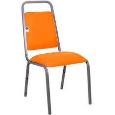 Cadeira Empilhável para Hotelaria Linha Hotel Fremon Laranja