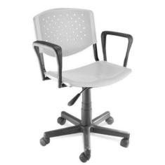 Cadeira Giratória com Braços Linha Polipropileno Atenas - Design Offic