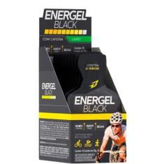 Energel Black 10 Saches/30g Gel de Carboidrato com Cafeína - Body Acti