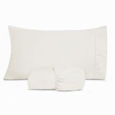 Lençol De Solteiro 2 Peças 600 Fios Egipicios 100 Algodão - Out Casa C