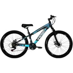 Bicicleta Vikingx TUFF25/30 Freeride Aro 26 21V  Cambios Importados Pr