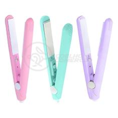 Mini Chapinha Prancha Portátil Bolsa Para Cabelo 17cm