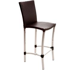 Banqueta de Alumínio Cannes para Edícula e Mesa de Jantar Trama