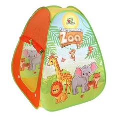Barraca Infantil Dobrável Casinha Toca Bichinhos Divertida