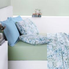 Conjunto Lencol Casal Queen Size Selin 04 Pçs Toque Super