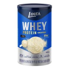 Whey Protein Concentrado Linea Sabor Neutro Lata 450g
