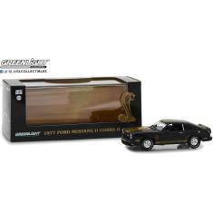 Miniatura Mustang Cobra 2 1977 Black/Gold Greenlight 1/43
