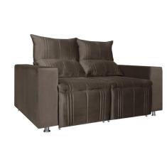Sofá Retrátil e Reclinável Madri 2L. 160cm C/Molas - Veludo