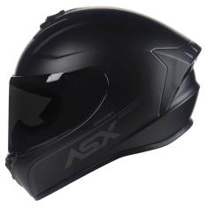 Capacete ASX Draken Solid Preto Fosco