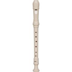 Flauta Soprano Germânica FLG-001 Creme Marquês