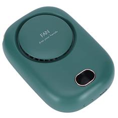Ventilador Portátil de Pescoço - Ventilador Portátil Recarregável USB Sem Lâmina de 3 Velocidades Com Bateria Embutida - Design Suspenso na Cintura para Resfriamento Pessoal -