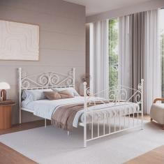 Cama de Casal Clássica em Ferro Elizabeth