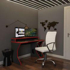 Cadeira de Escritório Diretor Giratória Lisse Branca