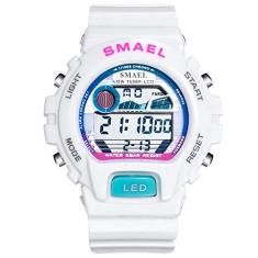 Relógio de Pulso masculino Militar Smael 0931 à prova d´ água (Branco)