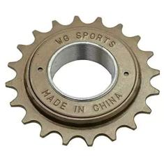 Roda Livre 20 dentes Catraca dourada com Rosca sem marcha