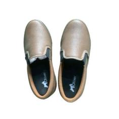 Tenis Infantil Iate Sem Cadarco Marrom 33-Masculino