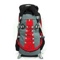 Mochila Cargueira Para Trekking 60 Litros Vermelho 6103 - L899