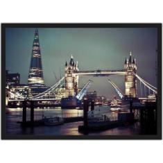 Quadro Decorativo Cidade Londres Decoração De Salas Com Moldura - Vita
