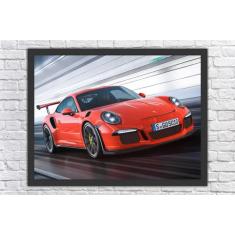 Quadro Decorativo Carros Porsche Salas Quartos Decorações Com Moldura 