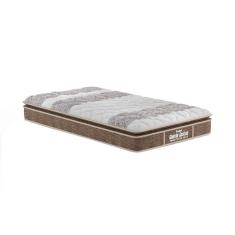 Colchão Solteiro Ortopédico D33 / ep Anatômico Firmepedic Guarda Costas PróIntense Plus Pillow Top Brown (78x188x28) - Probel