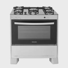 Fogão suggar neo glass 5 queimadores inox bivolt FGVNG510PRIX