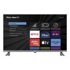 Smart tv philco 32" led mod. ptv32k34rkgb roku tv wi-fi hdmi usb