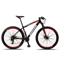 Bicicleta Aro 29 Ravok Alumínio 21v Freios a Disco com Suspensão-Unissex