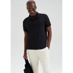 Camisa Polo Básica Hering Regular Pima Masculina-Masculino